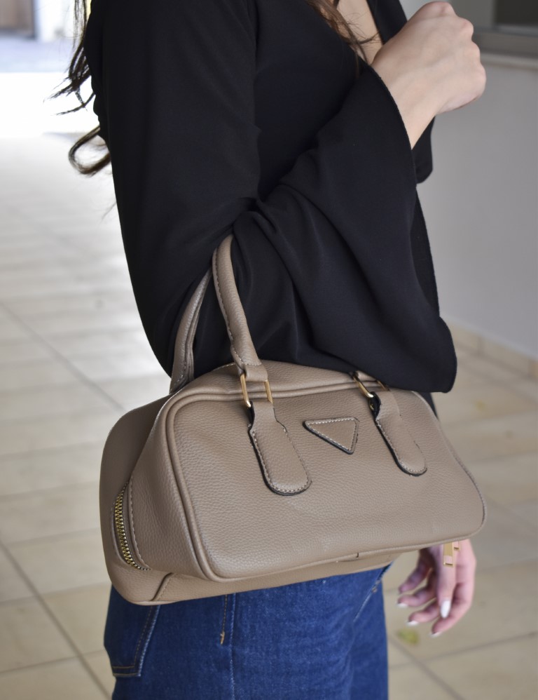 Γυναικεία πούρο οβάλ τσάντα με χειρολαβές 1514P φωτογραφία